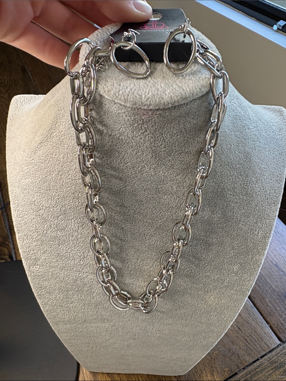 Silver Chain Link Necklace - Women Jewelry